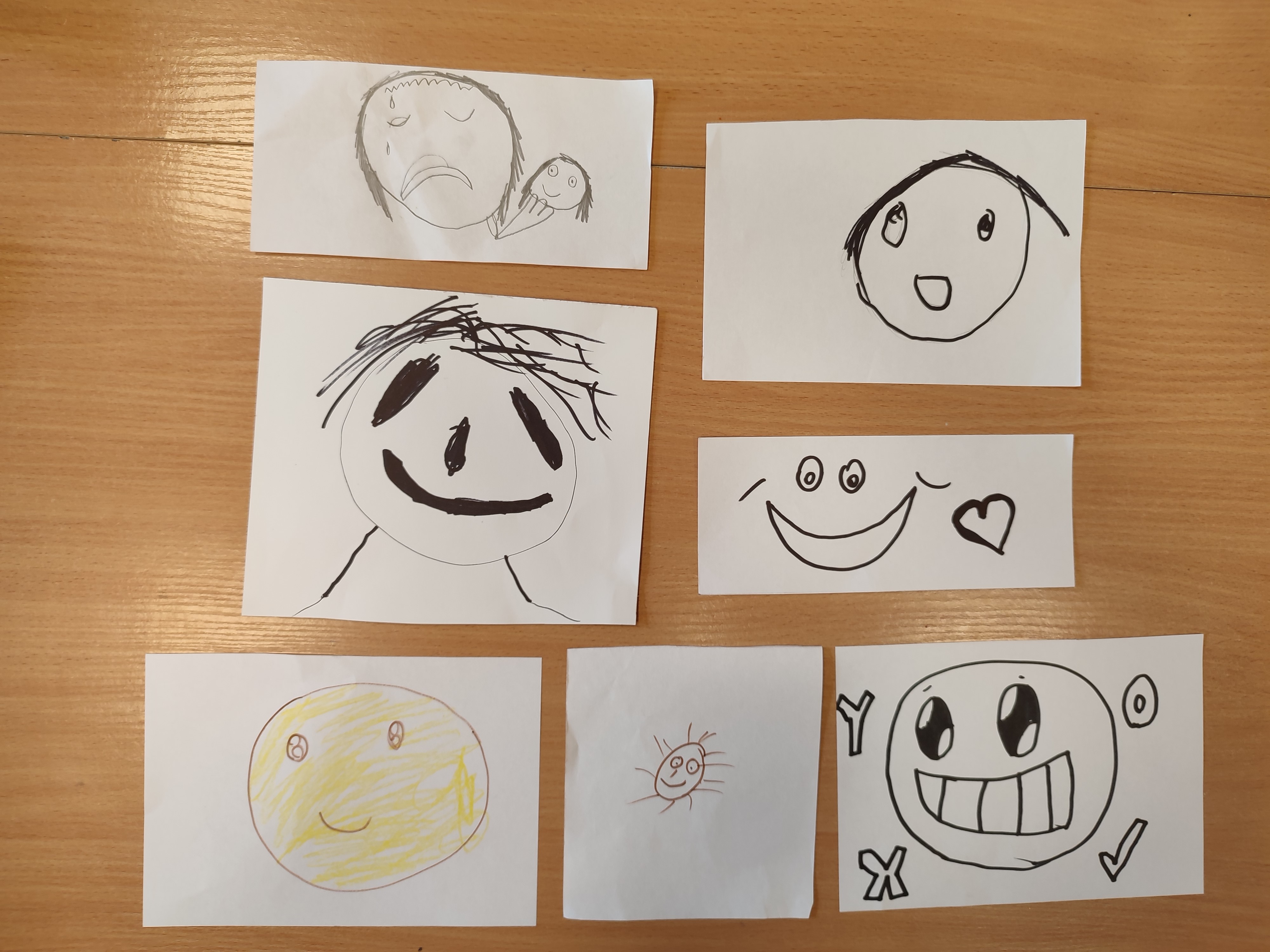Emocje narysowane przez wychowanków